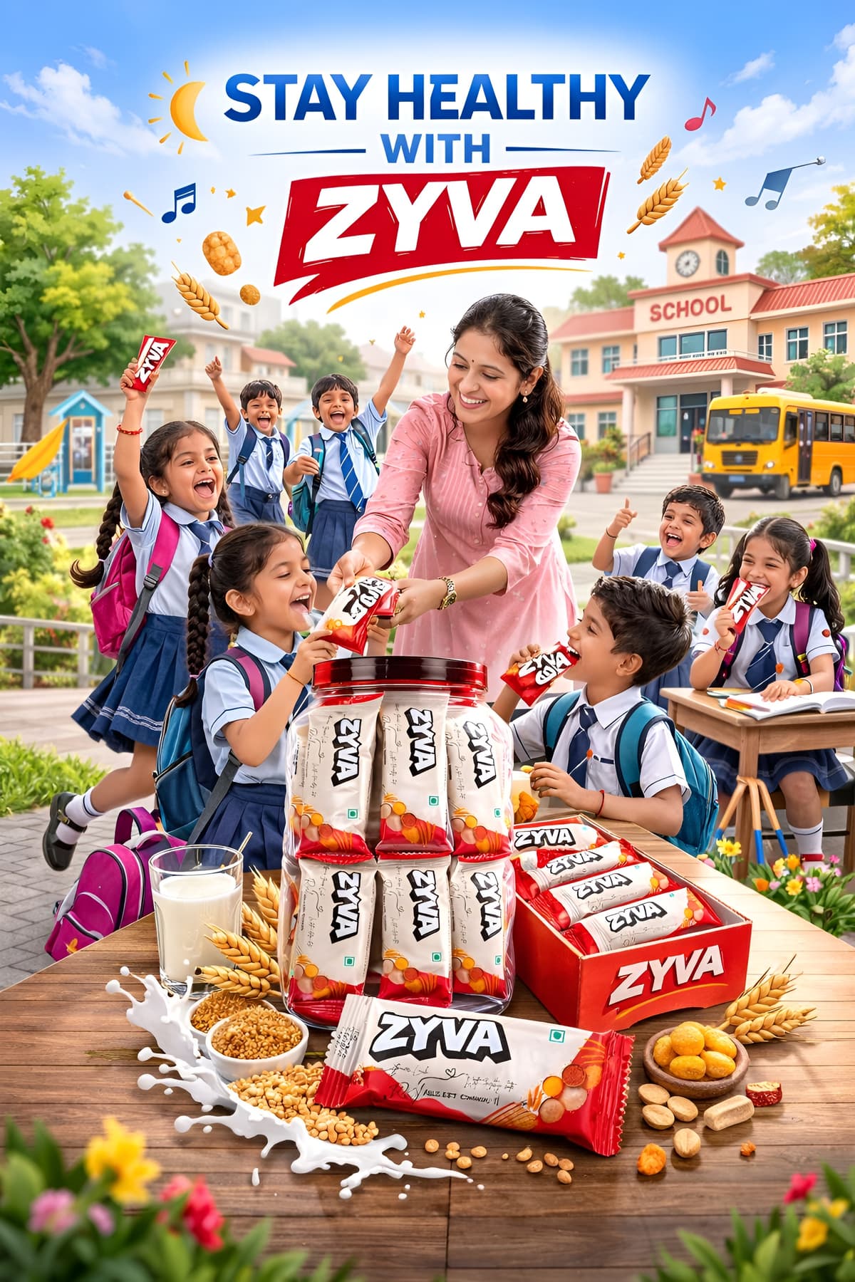 Fresh nutritious food